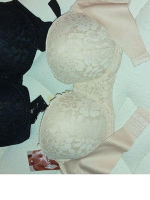 Strapless bras new, size 80C, pack of 2