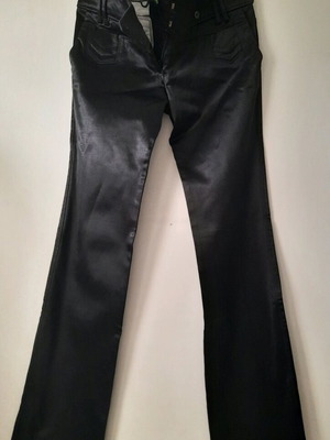 Pack of 3 pants used, sizes S-M, black