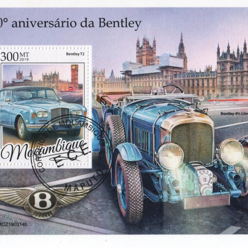 Bentley 2019 Mozambique Stamp mint condition