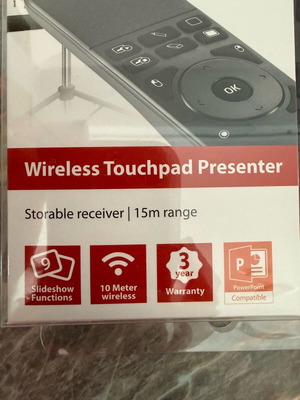 Wireless presenter with touchpad new