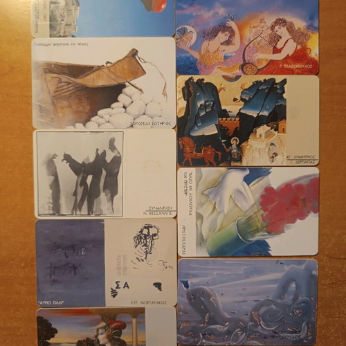Set Modern Greek Artists 03'-04' 18 pcs like new