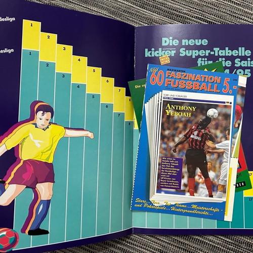 KICKER Annual Almanac 1994-1995 with 208 Pages, Bundesliga
