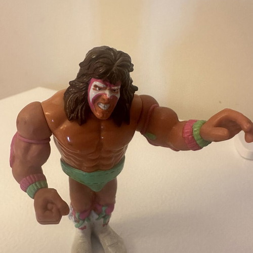 Ultimate Warrior and Hulk Hogan Hasbro Series 1 figures 1990 like new