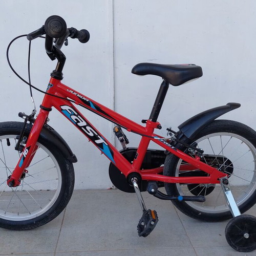 Fast 16 Children's Bicycle used, city type, red, V-Brakes