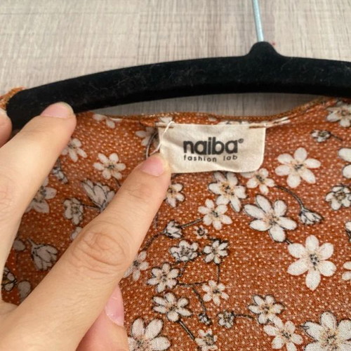Summer set like new, orange floral