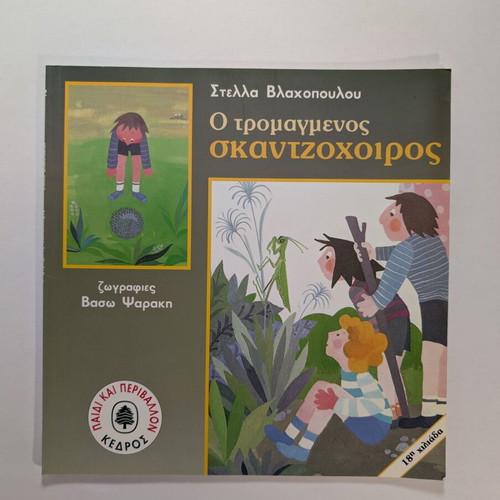 The Scared Hedgehog by Stella Vlachopoulou like new