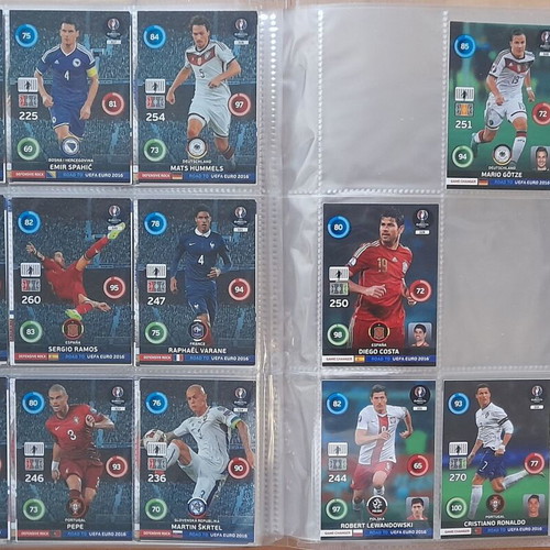 Road to EURO 2016 Adrenalyn XL album with 313/333 cards like new