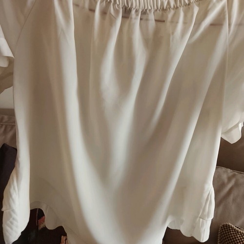 Boho blouse white size small like new