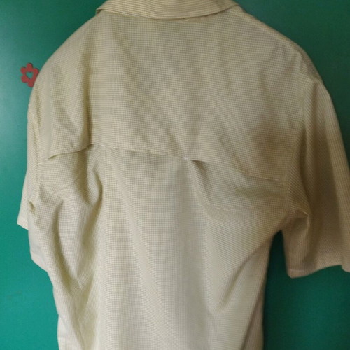 Crane Short Sleeve Shirt like new, size 52, yellow