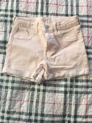 H&M Girls' Shorts beige, like new, size 134 cm