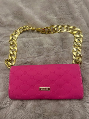 Lynne clutch bag pink like new