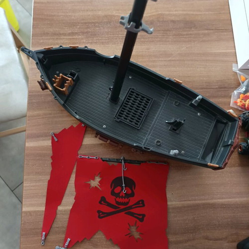 Playmobil Pirate Ship used without accessories