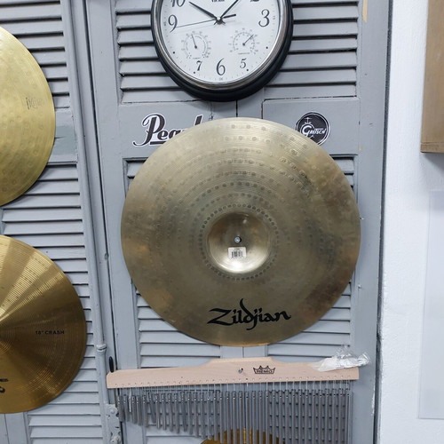 Zildjian Planet Z Ride 20" Reverse Type cymbal used with splash-crash Turkey 14"