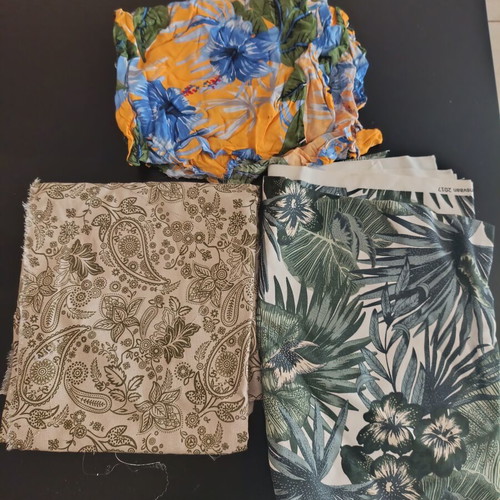 Various fabrics new condition
