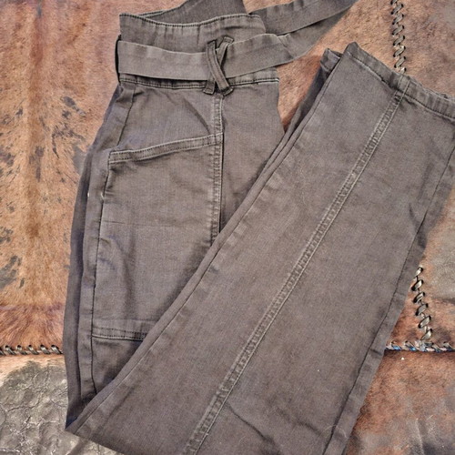 Top Secret 36 jeans moms fit / buggy high-waisted with belt