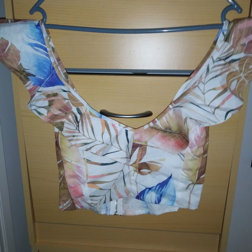 Moocci printed top and skirt set new size M
