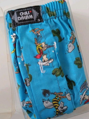 Chili Dream Lucky Luke ανδρικό βαμβακερό μποξεράκι σε μπλε, μέγεθος S