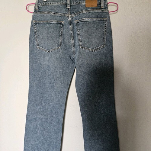Massimo Dutti jeans straight fit cropped like new, size S