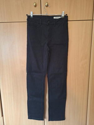 Ίσιο παντελόνι ελαστικό Marks & Spencer μεταχειρισμένο, μέγεθος M, μαύρο