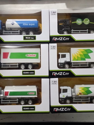 Lot of 3 Toy Trucks and 3 Toy Tankers new, sealed