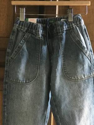 Benetton kids jean pants size 116, new, blue, 2 pieces