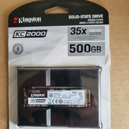 Kingston KC2000 500 GB NVMe PCIe M.2 2280 SSD new