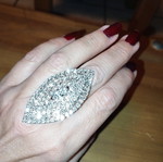 Adjustable ring impressive like new, unused