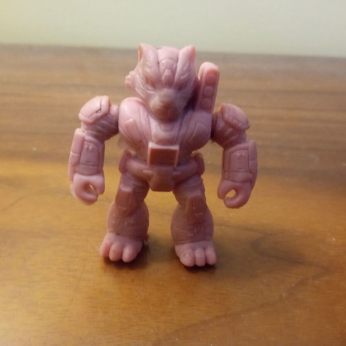Teratomachos Cat figure purple with discoloration, new
