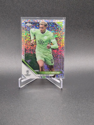 2021 Chrome UEFA Champions League Speckle Refractor Felix Nmecha Rookie RC μεταχειρισμένο