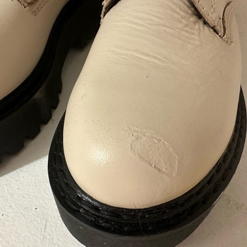 Makis Kotris beige ankle boots like new, size 37