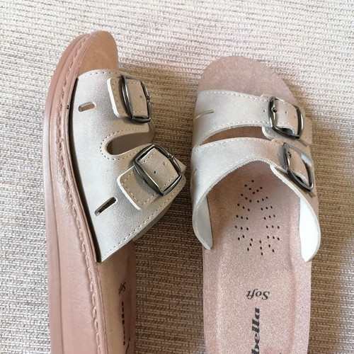 Bella Anatomic Soft slippers size 38 new, beige