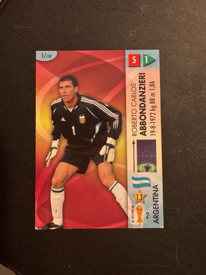 Panini World Cup Germany 2006 card used