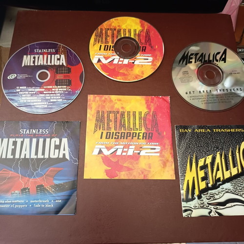Metallica CD set like new, 3 pieces, non-album tracks