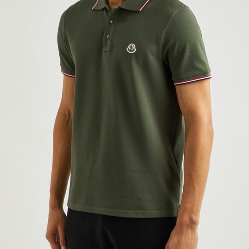 Moncler polo shirt like new, green, size L/XXL