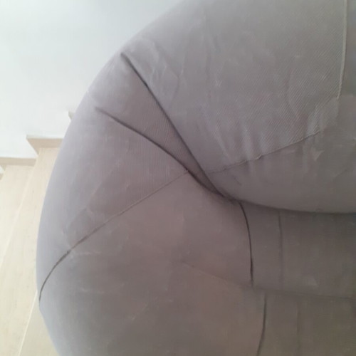 Intex inflatable armchair air furniture, new, gray velvet