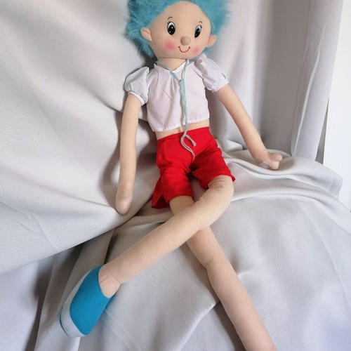 Fasouletaki doll like new, large soft, height 85 cm