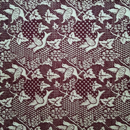 Woven blanket purple with birds new, size 2.14x1.76 m