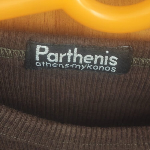 Parthenis Athens-Mykonos Cotton Women's Blouse L like new, brown