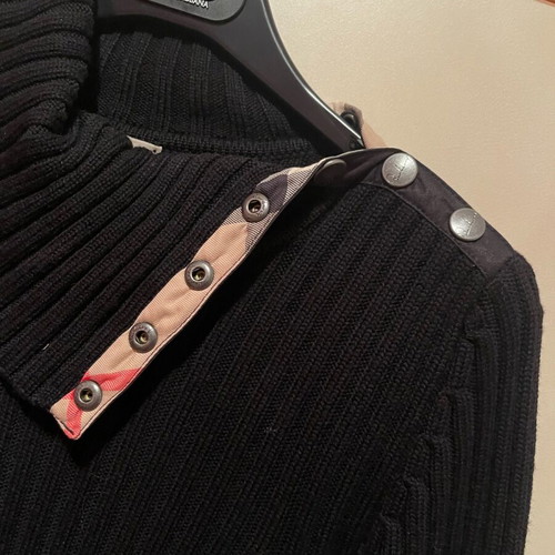 Burberry wool dress like new, black, size S