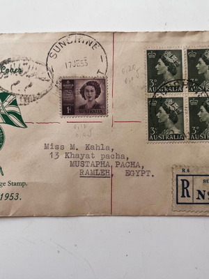 Australia First Day Cover 1953 used