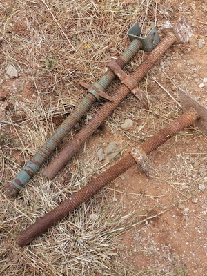 Metal Scaffolding Used Complete Set