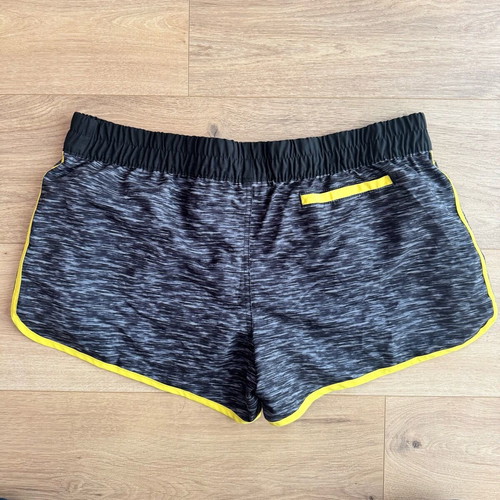 Venice Beach women's beach swimming shorts like new, size XL, black and yellow