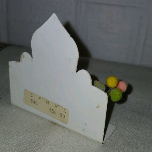 Taj Mahal teddy bears from the 80s used with metal base