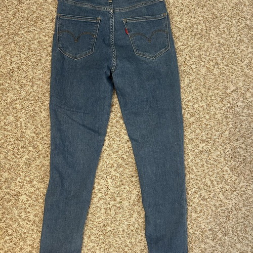 Levi's 721 High Rise Skinny Jeans used, size S 36 8, blue