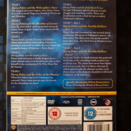Harry Potter Complete 8-Film Collection Special Edition DVD box set