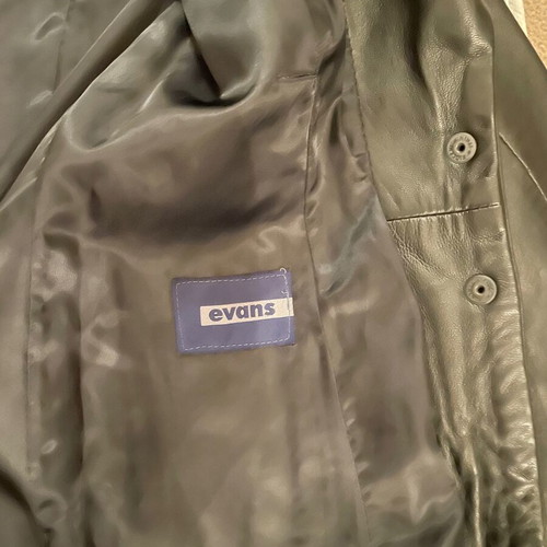 Trinity Matrix women's black leather coat like new
