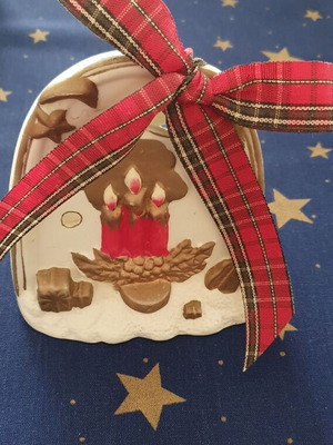 Christmas ceramic decoration for tealight candle new