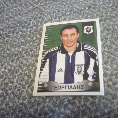 Giorgos Georgiadis PAOK Pegasos Football 2003 sticker new, number 98