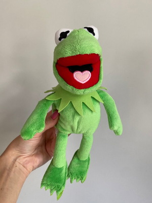 Kermit the Frog plush toy by Posh Paws used, 22-23 cm