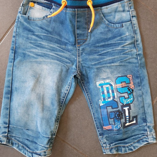 Desigual denim bermuda shorts new for 7-8 years old, blue